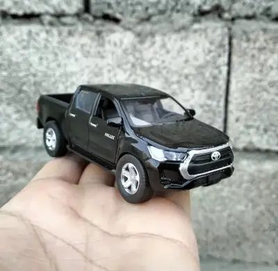 Picture of 1:36 Toyota Revo Hilux Vego Dala High Simulation Metal Diecast Model Car -MulticolorsWhite, Black