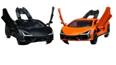 Picture of 1:43 Lamborghini Big Bull Replica Alloy Car Model Metal Children's Sports Car Three-Door Pull Back Toy Car