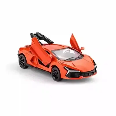 Picture of 1:43 Lamborghini Big Bull Replica Alloy Car Model Metal Children's Sports Car Three-Door Pull Back Toy Car