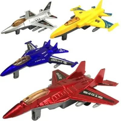 Picture of 1PCS Plane Model Toy Kids Pull Back Plane Plastic Military Airplane Model Christmas Gift