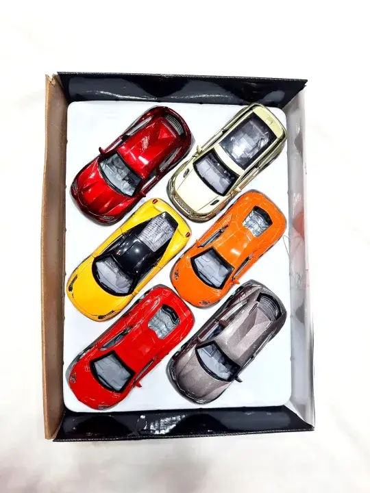 Picture of 6 PCS Combo Diecast Mini Auto Alloy Car Models Kids Toys For Children Classic Metal Car