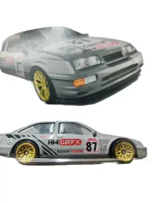 Picture of Hot Wheels 87 Ford Sierra Cosworth Diecast Model Toy Car (Die-Cast Model Car)