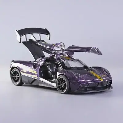 Picture of Pagani 1:36 alloy sports car model children's pull back car boy baby door opening toy car racing