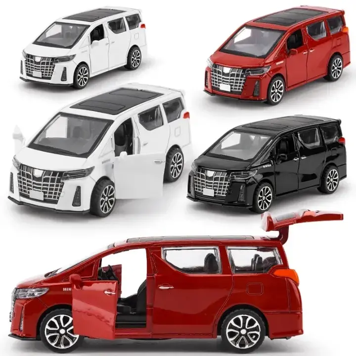 Picture of Red Toyota Alphard 1:36 alloy Children's toys baby educational Warrior toy car simulation business car model(Red)