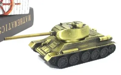 Picture of Retro War Tank Children Toys Home Decorations Metal Tank Model Photography Prop Model Living