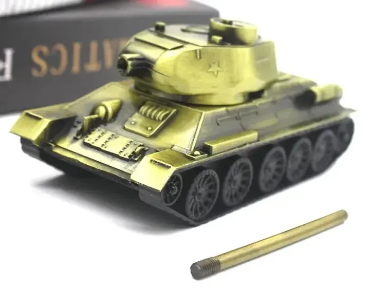 Picture of Retro War Tank Children Toys Home Decorations Metal Tank Model Photography Prop Model Living