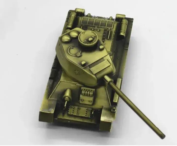 Picture of Retro War Tank Children Toys Home Decorations Metal Tank Model Photography Prop Model Living