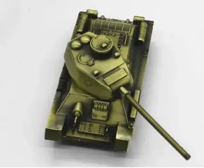 Picture of Retro War Tank Children Toys Home Decorations Metal Tank Model Photography Prop Model Living