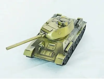 Picture of Retro War Tank Children Toys Home Decorations Metal Tank Model Photography Prop Model Living