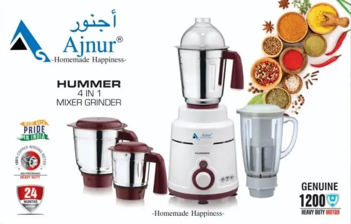 Picture of 4 in 1 Ajnur Blender Plus Mixer Grinder 1200 Watts