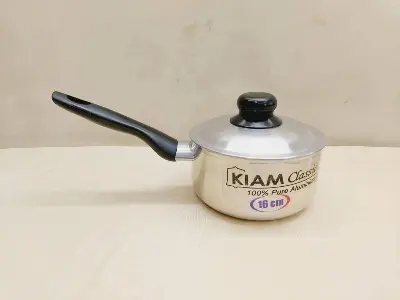 Picture of 18 cm Kiam Milk Pan with Lid Aluminium. Milk Pan, Milk Pot, Tea Pot. Model: T25.