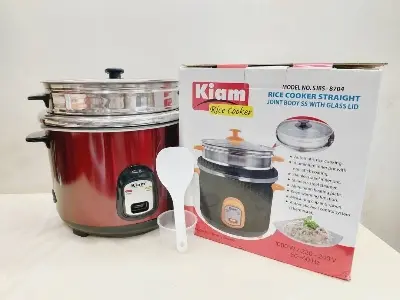 Picture of Kiam Steel Rice Cooker | SJBS-8704 | 2.8L