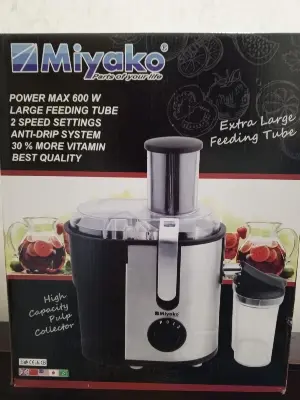 Picture of Miyako MFJ-518 Fresh Juicer and Mixer WATT-600- Black Color