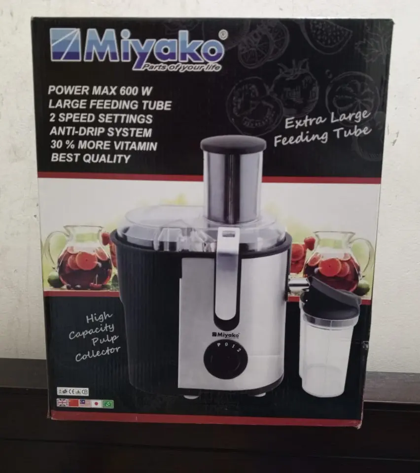 Picture of Miyako MFJ-518 Fresh Juicer and Mixer WATT-600- Black Color