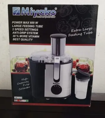 Picture of Miyako MFJ-518 Fresh Juicer and Mixer WATT-600- Black Color