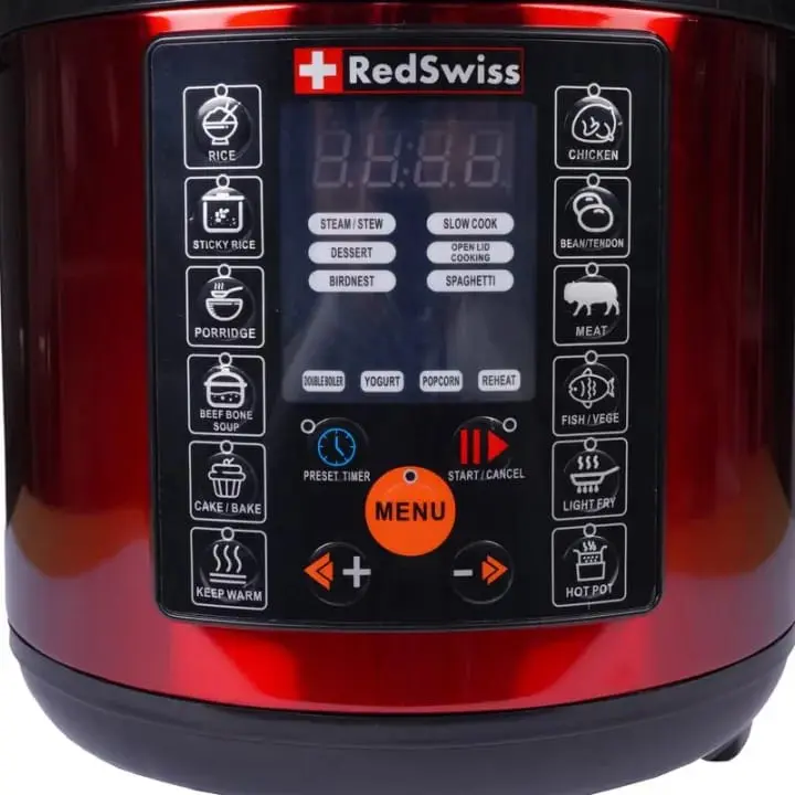 Picture of RedSwiss Electric Pressure Cooker RSPC-651(Red)