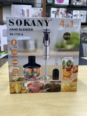 Picture of Sokany Hand Blender | Egg Beater | Grinder | Juicer | SK-1725-4 500W