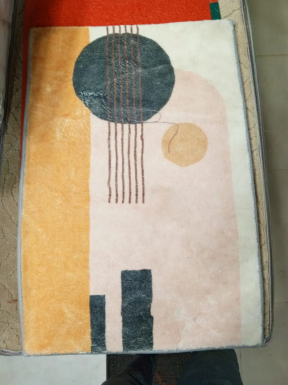 Picture of Bubble Kiss Thick Bath Mat Absorbent Foot Floor Mat In Comfortable Room Home Carpets Household Decor Kitchenm Bedroom Carpet (Random Color) 1Pcs