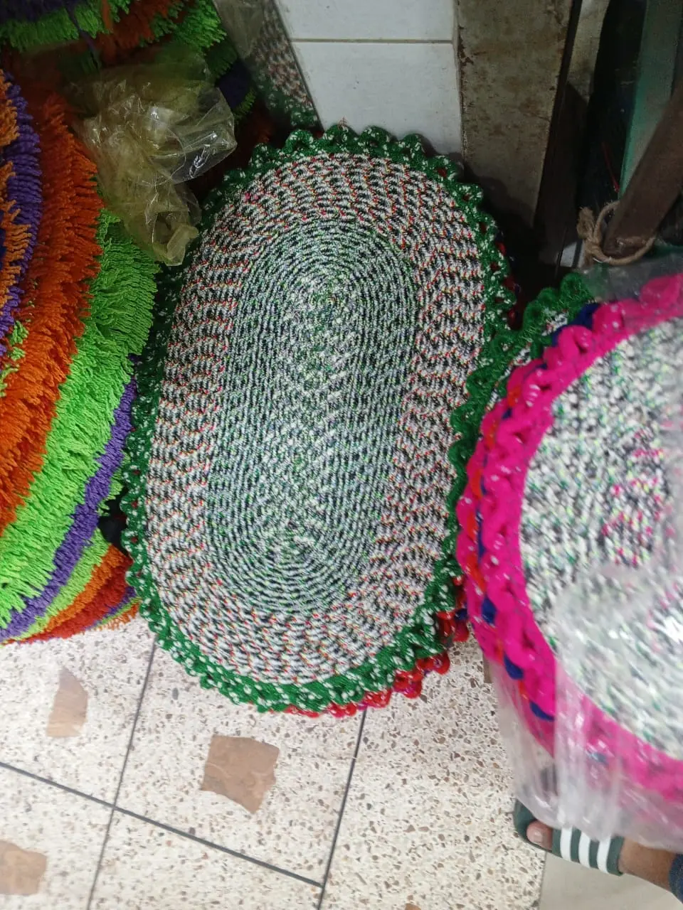 Picture of Paposh 4 Pics Multicolor Door Mat/Floor Mat/Entryway Rug/ Paposh for Indoor & Outdoor use