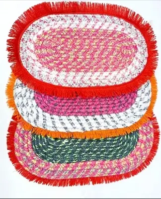 Picture of Paposh 4 Pics Multicolor Door Mat/Floor Mat/Entryway Rug/ Paposh for Indoor & Outdoor use