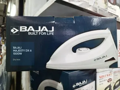 Picture of Bajaj Majesty Canvas Green/Brown/Pink 1000 Watts Dry Iron