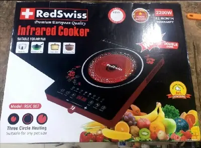 Picture of RedSwiss 2200 WATT Infrared Cooker RSIC-007 (INVERTER) Using any Pot | Digital Display