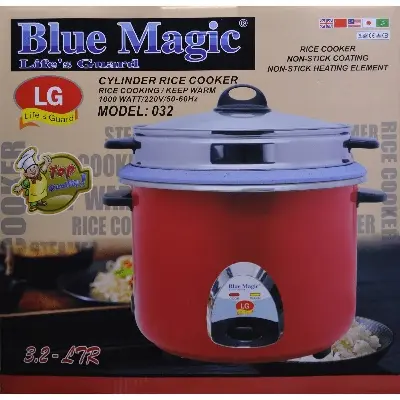 Picture of Blue Magic 032 Rice Cooker Double Pot Red 3.2L(Blue)