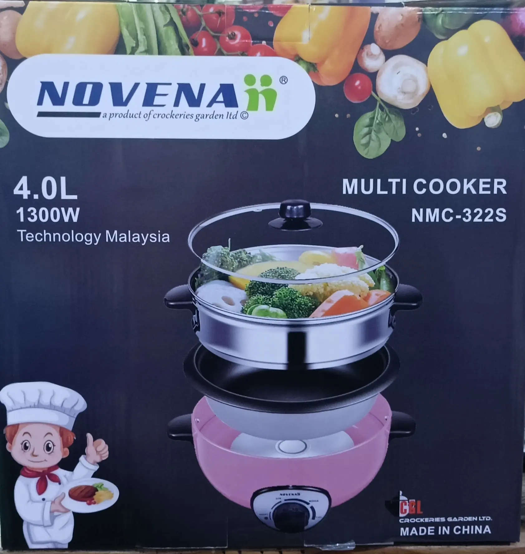 Picture of Novena Multi Cooker NMC-322S (4.0 L / 1300 W(Blue)