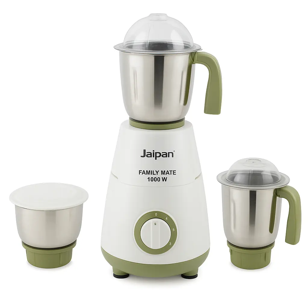 Picture of Jaipan Family Mate 1000-Watts Blender 3 IN 1 Heavy duty Mixer grinder and Blender CGL Ratings 16 Answered Questions
