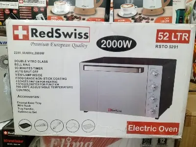 Picture of RedSwiss 52 L Electric Oven (RSTO-5201).