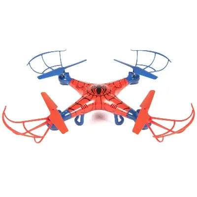 Picture of Spiderman and Batman Drone With Led Light and Remote Control Toy for Children
