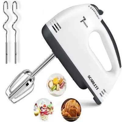 Picture of Scarlett (model HE-133) Super Hand Mixer / Egg Beater / Hand Egg Mixer(White)