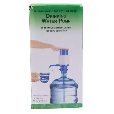 Picture of Manual Water Pump For 19 Liter Cans Large Bottle Water Pump Dispenser(Blue)