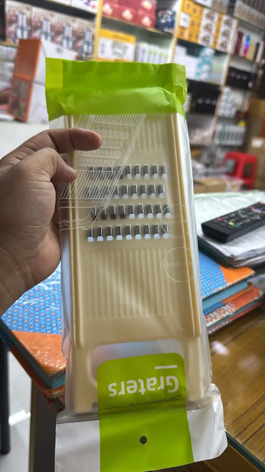 Picture of 5 In 1 Kitchen Vegetable Cutting Tools Vegetable Cutter Grater for Vegetables Slicers Shredders Multi Slicer Peeler Carrot Fruit(Silver)