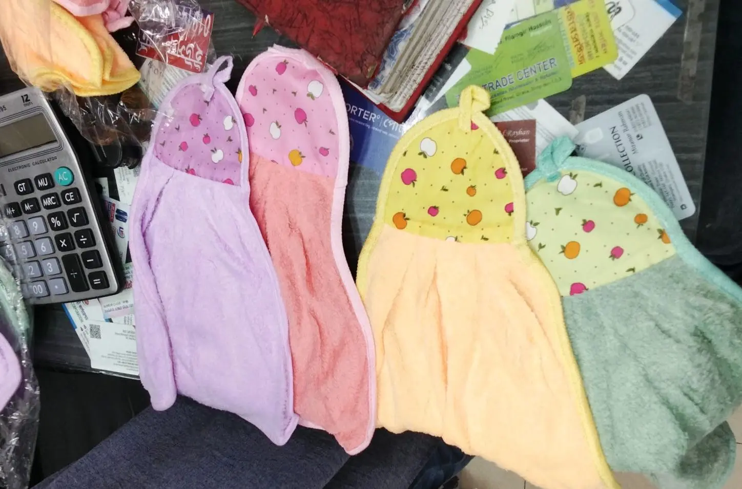 Picture of 1 pcs Hanging Hand Towel Basin Kitchen Napkin Multi-Purpose Ref Towel smooth and comfortable Cleaning Kitchen Accessories –