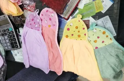 Picture of 1 pcs Hanging Hand Towel Basin Kitchen Napkin Multi-Purpose Ref Towel smooth and comfortable Cleaning Kitchen Accessories –