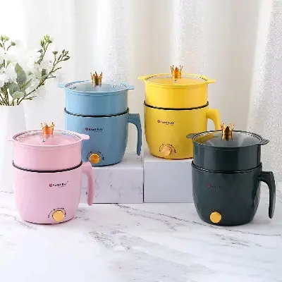 Picture of Multi -Mini -Electric Rice Cooker Cooking 1.8 L. Non-Stick Cooker(Yellow)