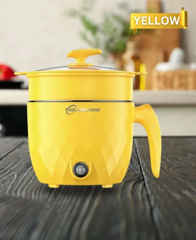 Picture of Multi -Mini -Electric Rice Cooker Cooking 1.8 L. Non-Stick Cooker(Yellow)