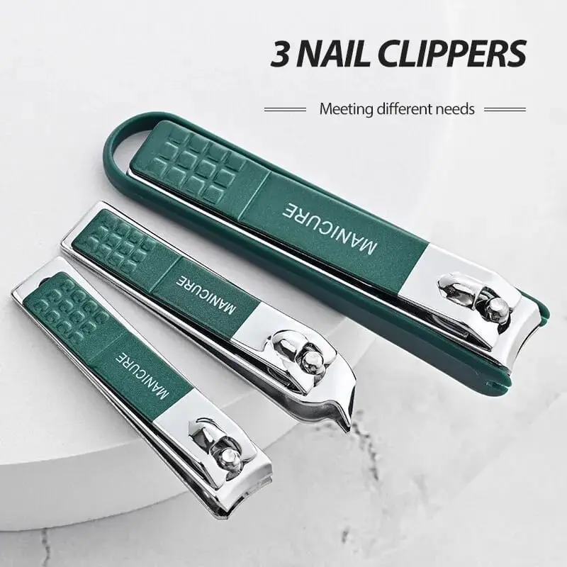 Picture of Germany nail clipper set a full set of new high-grade men and women on special nails cut nail clippers pedicure tool boxes Abandon Abandon