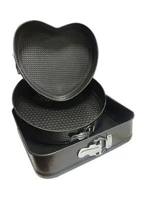 Picture of 3pc Non Stick Cake Mould 24/26/28cm(Black)