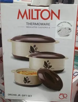 Picture of Brown Plastic Milton Orchid 1500 Thermoware Insulated Casserole(Brown)