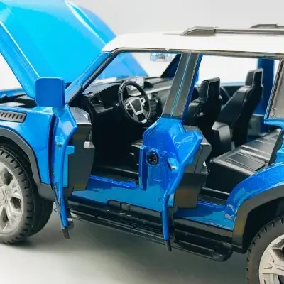 Picture of 1:22 Scale Alloy Athlete LC-250 Leader Metal Diecast Car Model(Blue)