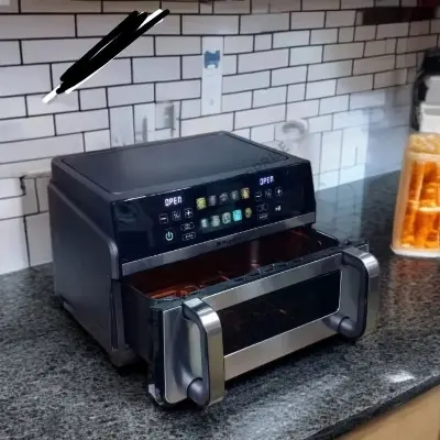 Picture of Miyako Air Fryer AF-1100 CG Non Stick Food Grade Inverter Tech Rapid Air Technology-11L Capacity 2400 WATT(Black)