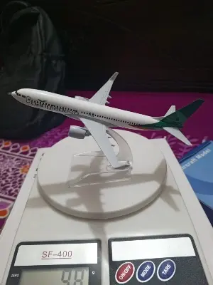 Picture of Bangladesh Airline B737 ,6 inch length Metal Diecast Model(White)