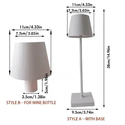 Picture of Movable LED Ambiance Night Light Bar Clubs Restaurant Wireless Decor Table Lamp Study Office Touch Desk Lamp USB Rechargeable