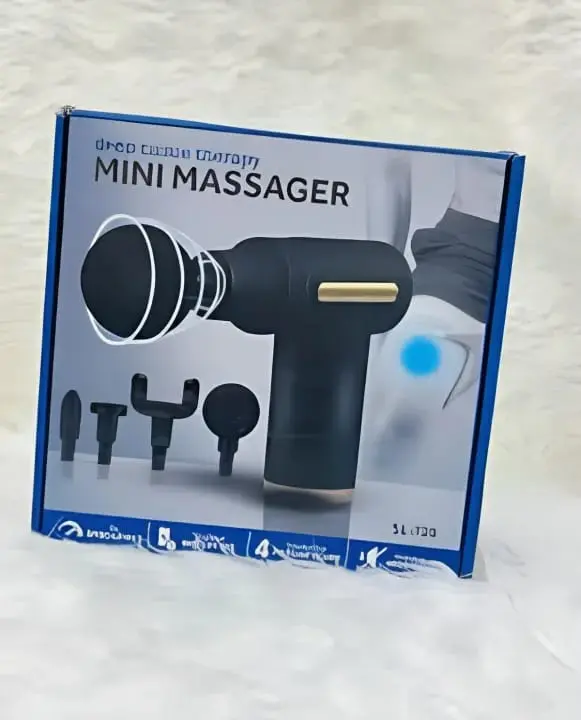 Picture of portable mini massager deep tissue Therapy Rechargeable Mini Gun Massager Body massage, Electric
