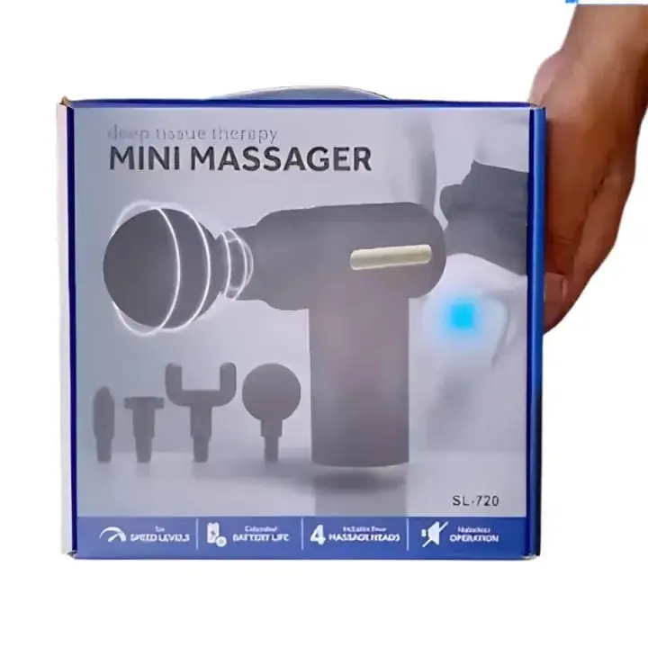Picture of portable mini massager deep tissue Therapy Rechargeable Mini Gun Massager Body massage, Electric