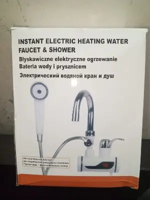 Picture of Electric instant hot water tap with hand shower