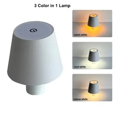 Picture of Movable LED Ambiance Night Light Bar Clubs Restaurant Wireless Decor Table Lamp Study Office Touch Desk Lamp USB Rechargeable