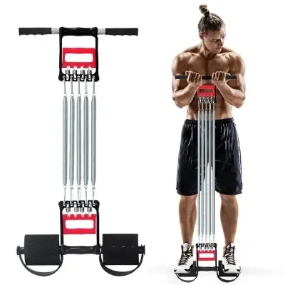 Picture of Chest Pull Expander 3 in 1 - Black and Red